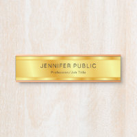 Gold Look Elegant Modern Personalised Template