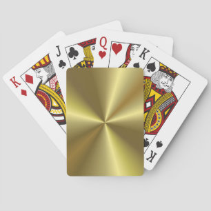 Gold Look Elegant Modern Trendy Template Playing Cards