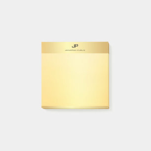 Gold Look Elegant Template Modern Professional Post-it Notes