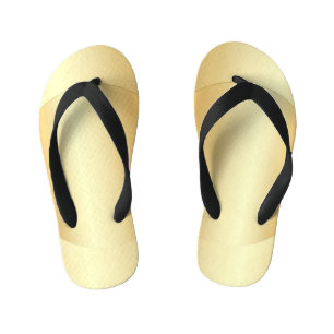 Gold Look Glamourous Modern Template Custom Kid's Thongs