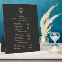 Gold Lotus logo grey | spa massage pricing