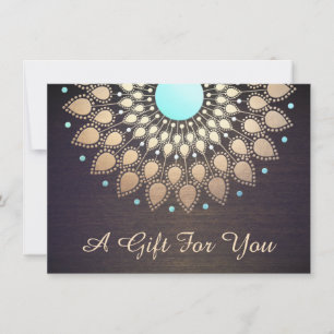 Gold Lotus massage Therapist Gift Certificate