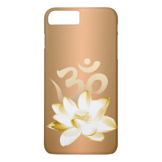 Gold Lotus & Om Symbol Yoga iPhone 8 Plus/7 Plus Case