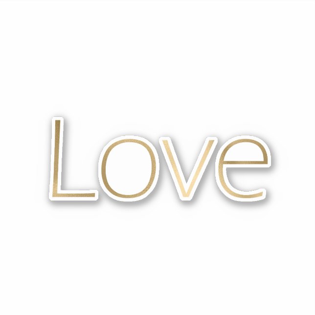 Gold Love (thin) (Front)