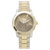 Gold Lowrider Spokes Wire Wheels Watch
