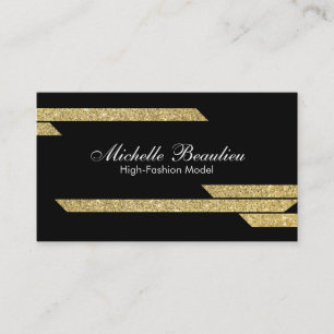 Gold Lustre Polygons 2 Business Card