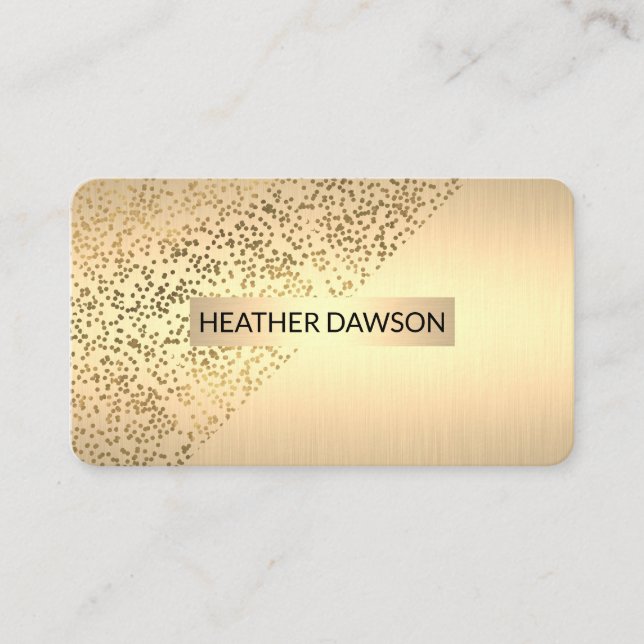 Gold Lux Business Card (Front)