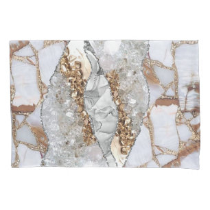 Gold Luxury Elegant Liquid Texture  Pillowcase