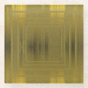 Gold Luxury Glass Coaster