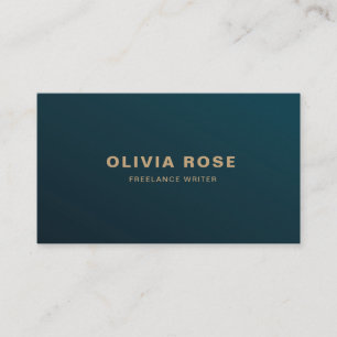 Gold Luxury Modern Professional Business Card