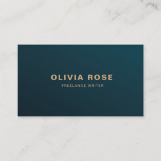 Gold Luxury Modern Professional Business Card