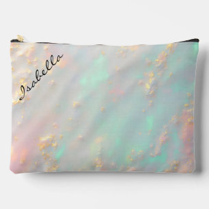 Gold Luxury Trendy Blush Pink Soft Mint Collection Accessory Pouch
