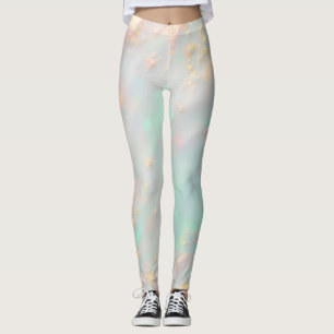 Gold Luxury Trendy Blush Pink Soft Mint Collection Leggings