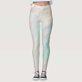 Gold Luxury Trendy Blush Pink Soft Mint Collection Leggings