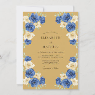 Gold Majestic Royal Wedding Invitation