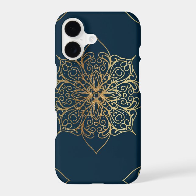 Gold Mandala Damask Pattern (Back)