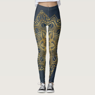 Gold Mandala Leggings