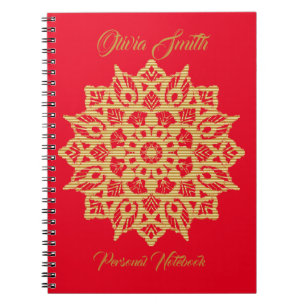 gold Mandala Photo Notebook