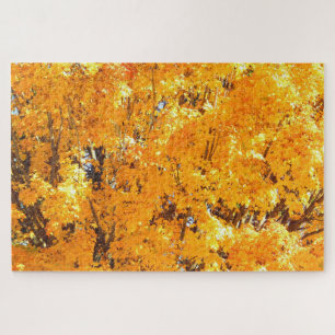 Gold Maple Tree Jigsaw Puzzle
