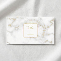 Gold Marble effect wedding reception table number