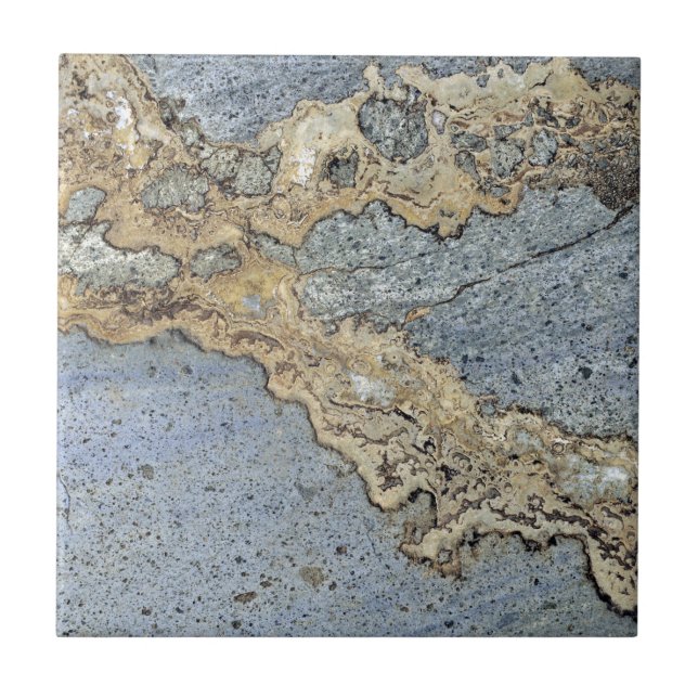 Gold marble look ceramic tile (Front)