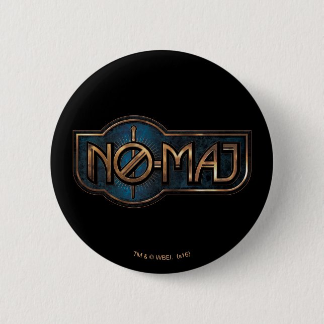 Gold & Marble NO-MAJ™ Badge (Front)