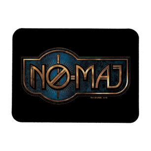 Gold & Marble NO-MAJ™ Badge Magnet