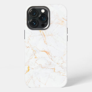 Gold Marble Patten textured iPhone 13 Pro Case