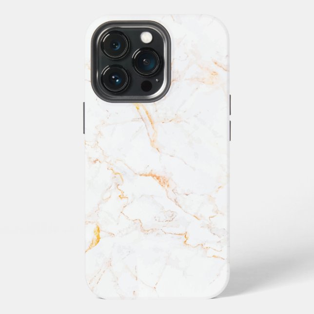 Gold Marble Patten textured iPhone Case (Back)