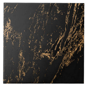 Gold Marble Pattern Ceramic Tile