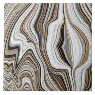 Gold Marble Pattern Ceramic Tile