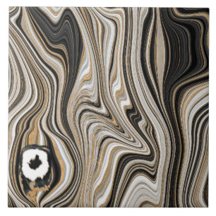 Gold Marble Pattern Ceramic Tile