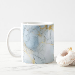 Gold Marble Pattern Coffee Mug