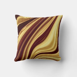 Gold Marble Pattern Cushion