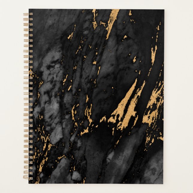 Gold Marble Pattern  Planner (Front)