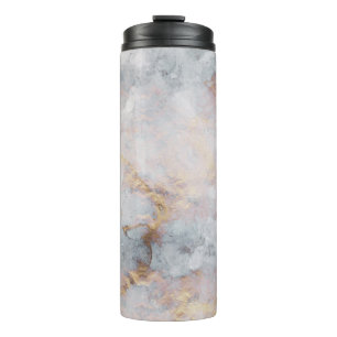 Gold Marble Thermal Tumbler