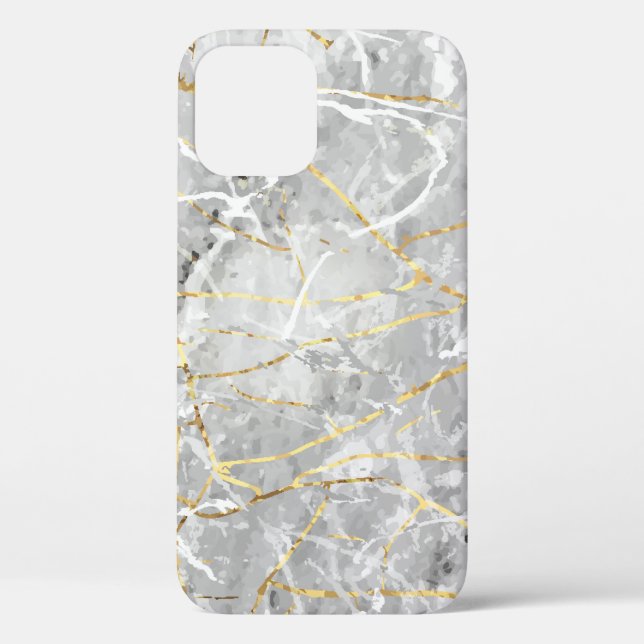 Gold marbling texture Case-Mate iPhone case (Back)