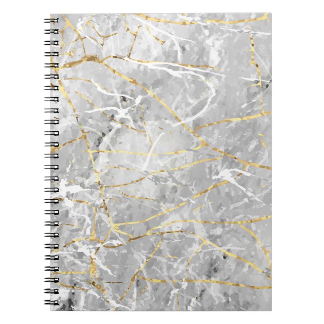 Gold marbling texture notebook (Front)
