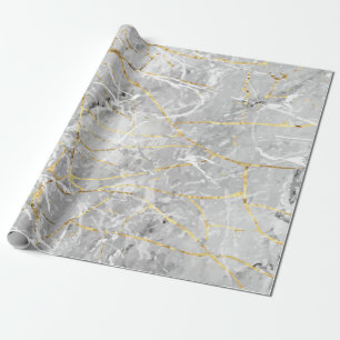 Gold marbling texture wrapping paper