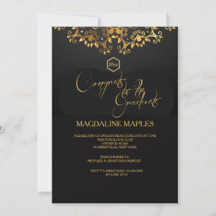 Gold Marquee Invitation