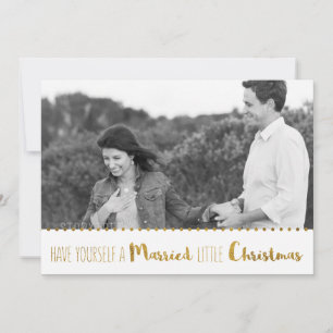 Gold, Marry and Bright Christmas Save the Date