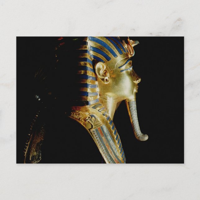 Gold mask of Tutankhamun Postcard (Front)