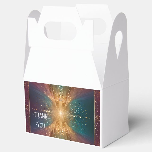 Gold Mattalic Favour Box (Opened)