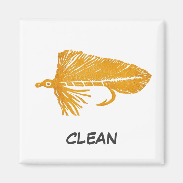 "Gold Matuka" Dish Washer Status Magnet (Front)
