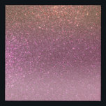 Gold Mauve Purple Sparkly Glitter Ombre Gradient Faux Canvas Print<br><div class="desc">This elegant, glamourous, and chic print is perfect for the trendy and stylish girly girl. It features a faux printed sparkly dark gold glitter into mauve purple into pastel purple triple gradient ombre. It's modern, pretty, girly, unique, and cool. ***IMPORTANT DESIGN NOTE: For any custom design request such as matching...</div>