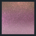 Gold Mauve Purple Sparkly Glitter Ombre Gradient Faux Canvas Print<br><div class="desc">This elegant, glamourous, and chic print is perfect for the trendy and stylish girly girl. It features a faux printed sparkly dark gold glitter into mauve purple into pastel purple triple gradient ombre. It's modern, pretty, girly, unique, and cool. ***IMPORTANT DESIGN NOTE: For any custom design request such as matching...</div>