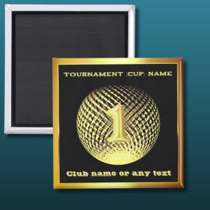 Gold medal 1st place winner champion magnet