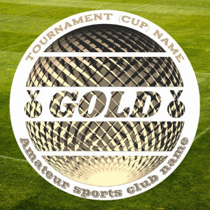 Gold medal, 1st place winner Sticker