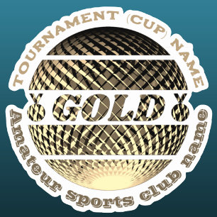 Gold medal first place winner