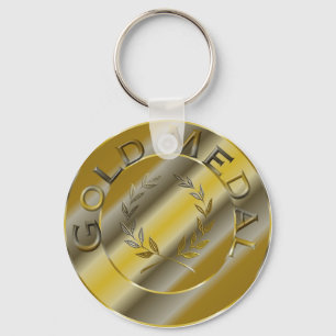 Gold Medal Key Ring